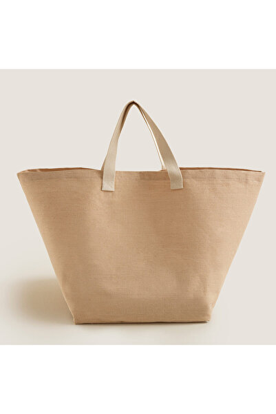 Chakra Malina Canvas Çamaşır Çantası 36x50 Cm Natural