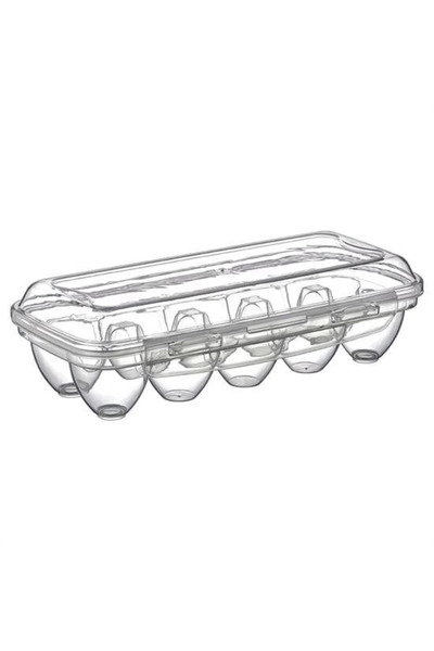 Epilons 10 Compartment Egg Storage Box with Lockable Lid Nm-110