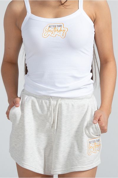 Kyron Γυναικείο Motivational Printed 100% Cotton Strap Tank Top – Casual και άνετο / Διαφορετικές επιλογές χρωμάτων
