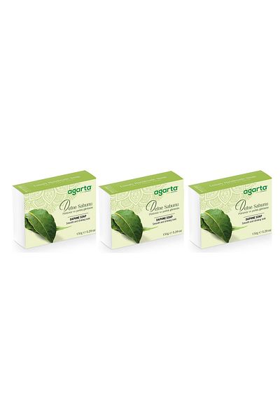 Agarta Natural Handmade Laurel Soap 150 g X 3 Pieces