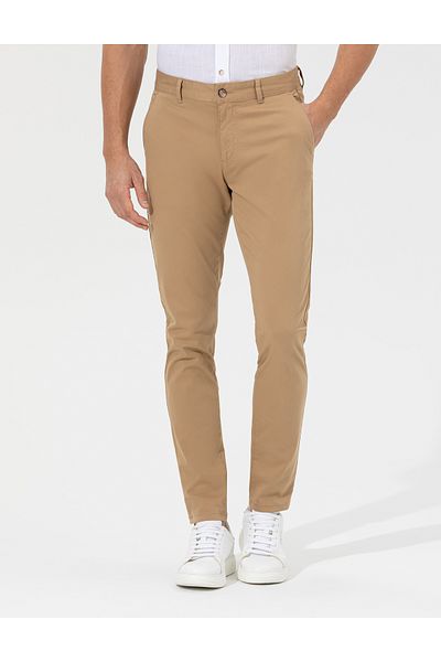 Pierre Cardin Camel Slim Fit Basic Chino Παντελόνι 50268098-vr015