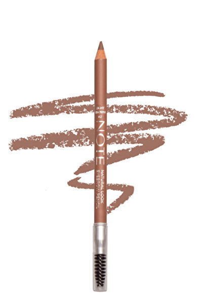 Note Cosmetics Note Natural Look Eyebrow Pencil 02 - Light Brown