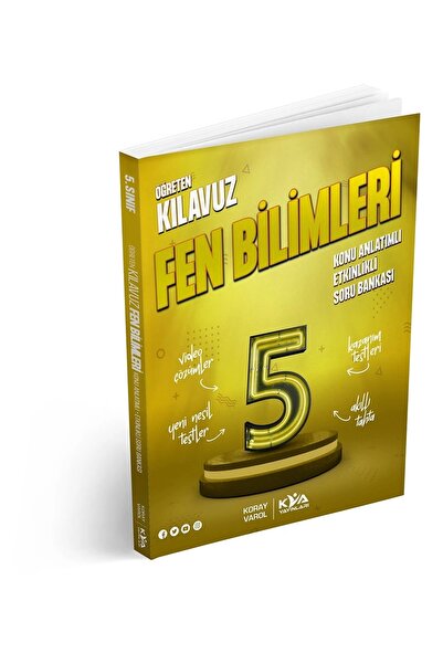 Koray Varol Yayınları KVA YAYINLARI 5. SINIF ÖĞRETEN KILAVUZ FEN BİLİMLERİ KO...