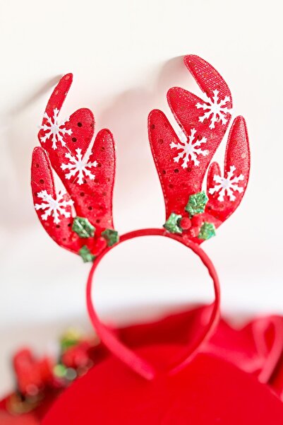 New Obsessions Πρωτοχρονιάτικο στέμμα για πάρτι με λεπτομέρεια κεφαλής ελαφιού