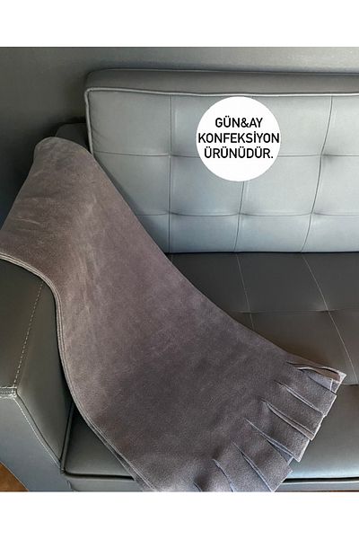 GÜN&AY TEKSTİL Smoked Winter Fleece Shawl-shoulder Shawl