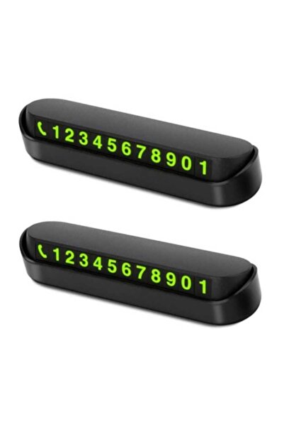 Mucha 2Pcs Original Car Parking Phone Numerator Phosphorescent on Off System ...
