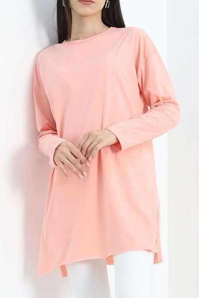GUZZYİŞLETME Suprem Salmon Tunic with Side Slits - 20215.1567