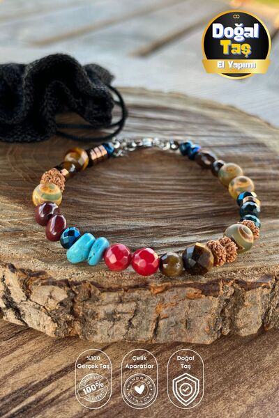Balzamin Design Handmade from Natural Stones - Agate, Jasper, Coral, Turquois...