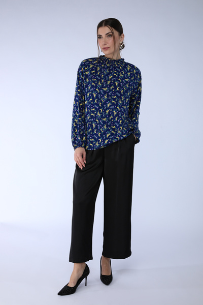 RİNA بنطلون كاجوال باللونين الأخضر والأزرق