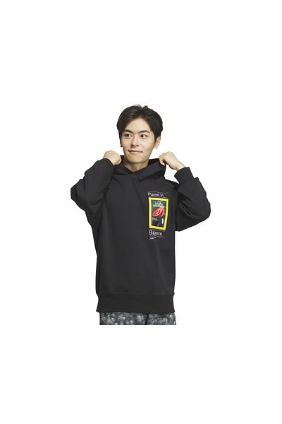 adidas Ανδρικά casual φούτερ Natgeo Gfx Hdy - IS9524 Μαύρο