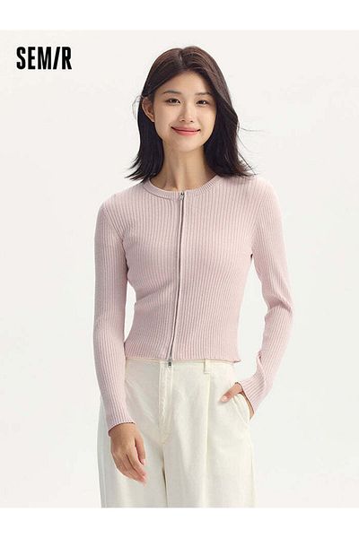 SEMIR كارديجان نسائي محبوك بلون سادة