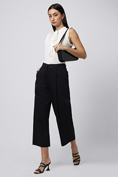 RİNA Basic Casual Pant Black