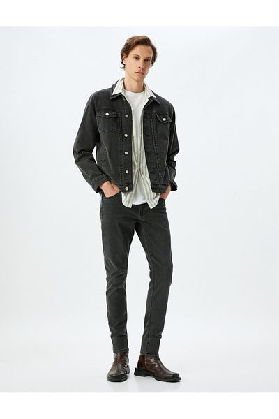 Koton Slim Fit džínové kalhoty - Brad Jean