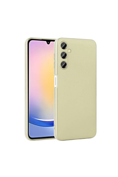 kilifone Galaxy A25 - Case Matte Soft Premier Silicone Cover - Gold