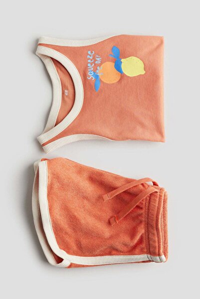 H&M 2-piece print-motif set