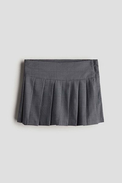 H&M Pleated twill skirt