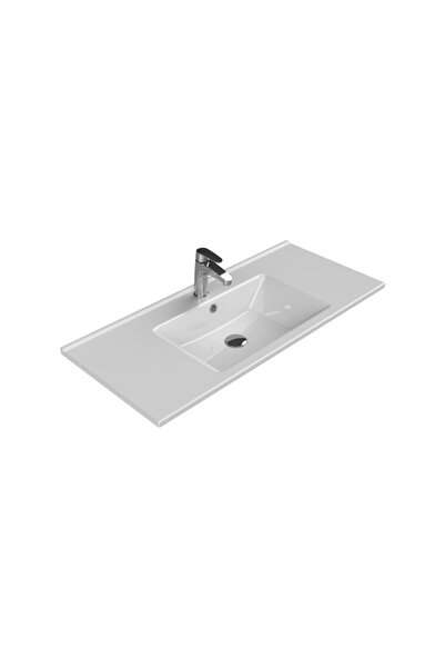 Turkuaz Cerastyle Arte Etajerli Lavabo 100X45 Cm