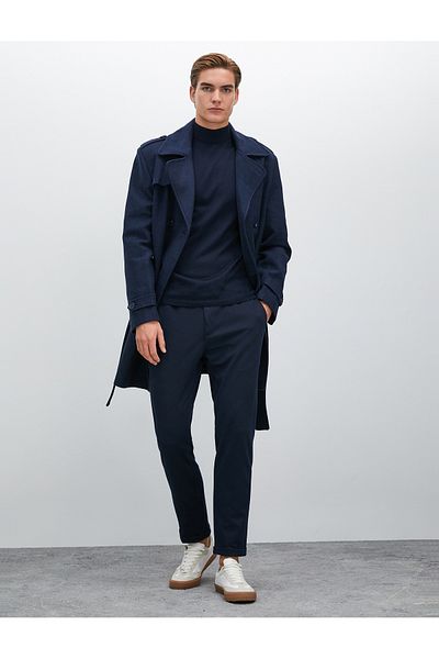 Koton Lace Waist Trousers with Pocket Detail