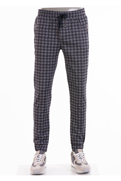 Mondo Gri Desenli Eşofman Altı