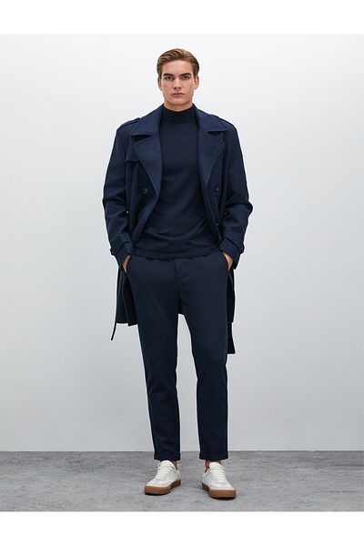 Koton Lace Waist Trousers with Pocket Detail