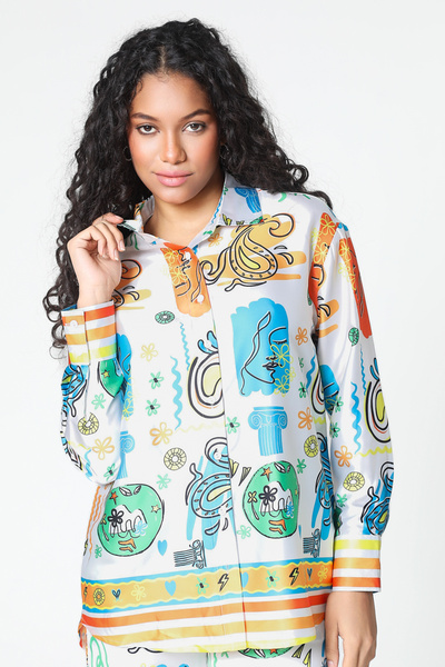 RİNA Skm Shirt Off White