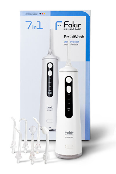 Fakir Probiwash Ağız Duşu Taşınabilir,şarjlı Diş Teli-ortodonti Ağız Duşu 6 Farklı Başlık