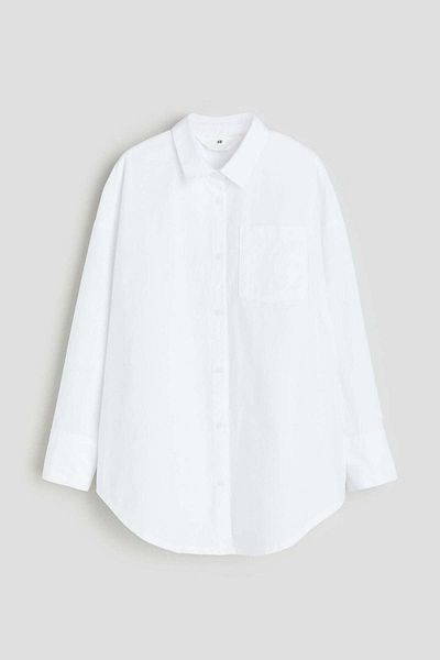 H&M Cotton Poplin Shirt
