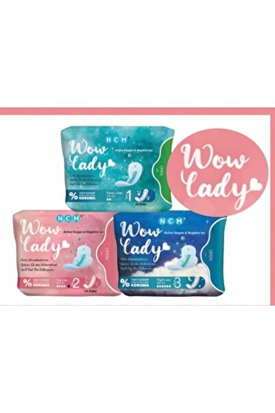 Ncm مجموعة الفوط الصحية Wow Lady
