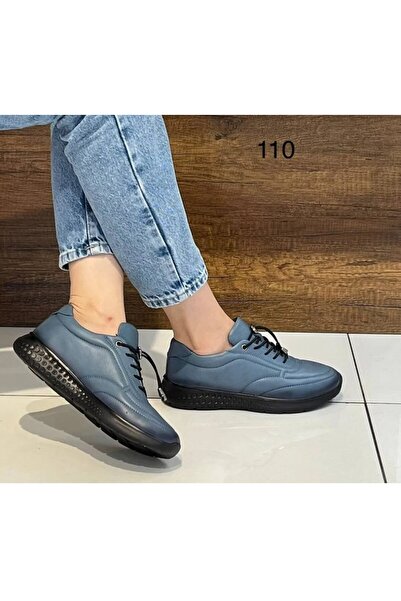 MODESSA Hakiki Deri Kadın Deri Sneaker Spor GÜNLÜK Ayakkabı