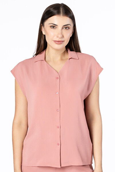 RİNA Back To Work Core Top Pink