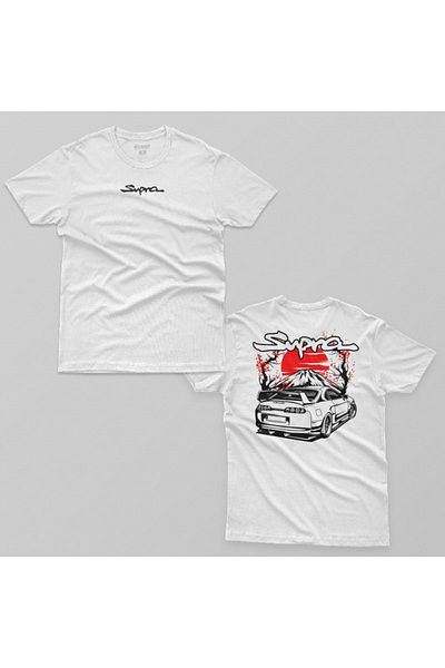 Crazy Toyota Supra Fiji and Sakura Men's t Shirt