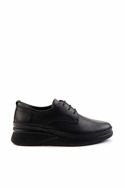 Bambi Μαύρα Δερμάτινα Γυναικεία Casual Παπούτσια K01628019503