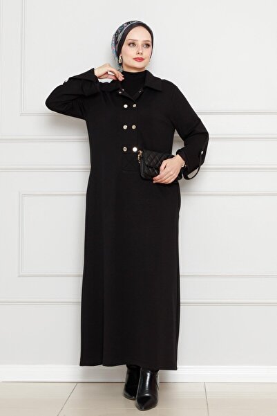 Sevitli Φόρεμα Velcro-Μαύρο