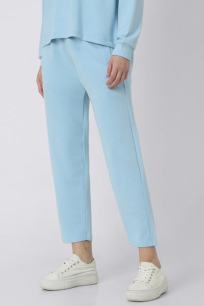 RİNA Athleisure Chic Joggers Sky Blue