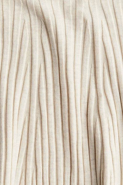 H&M Rib-knit A-line skirt