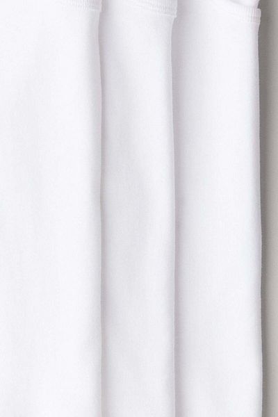 H&M مجموعة من 3 قمصان صدرية قطنية