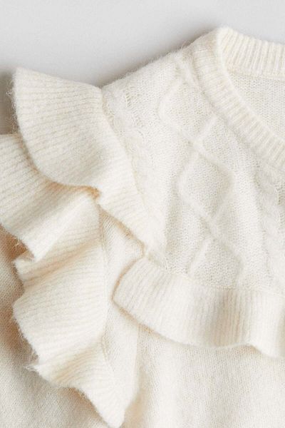 H&M Frill-trim jumper