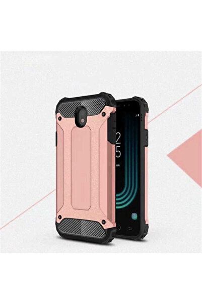 ekılıf Galaxy J7 Pro - Kılıf Çift Katman Zırh Tank Crash Military Kapak - Ros...