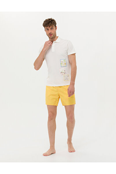 Pierre Cardin Κίτρινο Σορτς Θαλάσσης 50275936-VR044