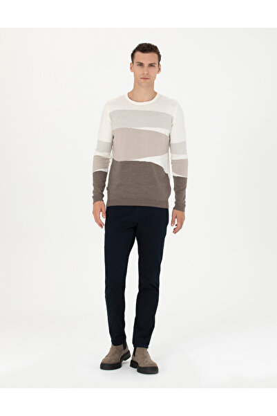 Pierre Cardin Lacivert Slim Fit Kanvas Pantolon 50278469-VR033