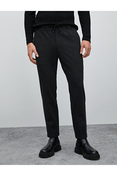 Koton Ανδρικό Παντελόνι Anthracite 4wam40002hw Καμβάς