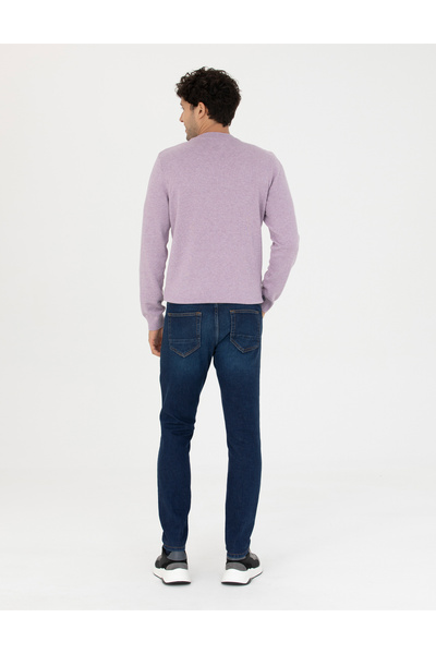 Pierre Cardin Lacivert Slim Fit Jean Pantolon 50278200-VR033