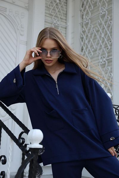 msendam Women's Oversize Scuba Fabric Elastic Waist High Waist Pants Premium Quality Double Suit