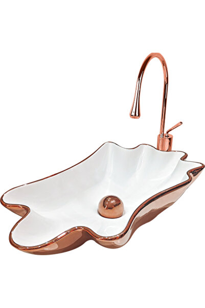 Pure Concept Pure Istırıdye Rose Gold Tezgah Üstü Çanak Lavabo Hnm-109