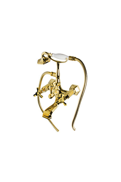 Newarc Hexa Bathroom Faucet - Gold104518