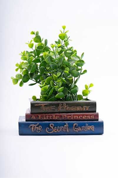 ALCSTORE Dekoratif Kitap Saksı Öğretmenler Günü