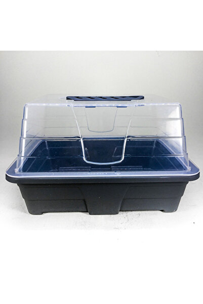 ToXA 1.4 Litre Küçük Fide Serası Plastik Tohum Yetiştirme Bitki Fanusu Sera