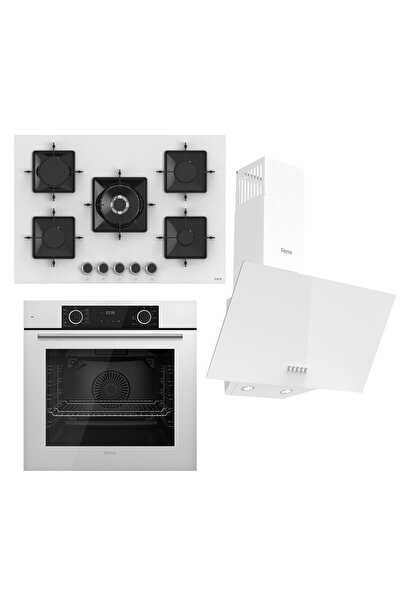 Ferre Fryart Ss Serisi Beyaz Set (ss036 Xe63cb D087 ) -75'lik Seri - Kare Emaye Izgara