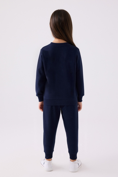 U.S. Polo Assn. Kız Çocuk Lacivert Pijama Takımı 50299745-VR033