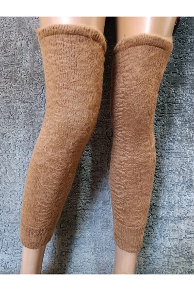 dressmix Deve Tüyü Yün Uzun Dizlik Sıcak Tutan 1 Çift
